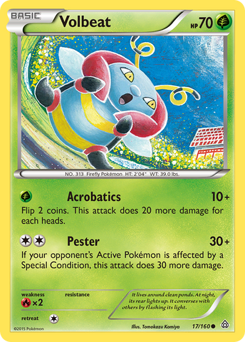 Volbeat (17/160) [XY: Primal Clash] 