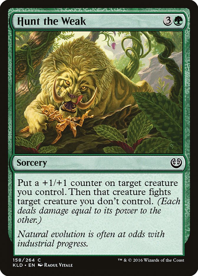 Hunt the Weak [Kaladesh] 