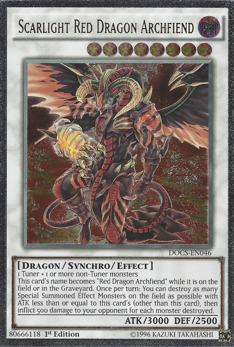 Scarlight Red Dragon Archfiend (UTR) [DOCS-EN046] Ultimate Rare 