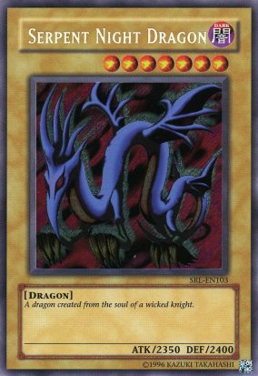 Serpent Night Dragon [SRL-103] Secret Rare 