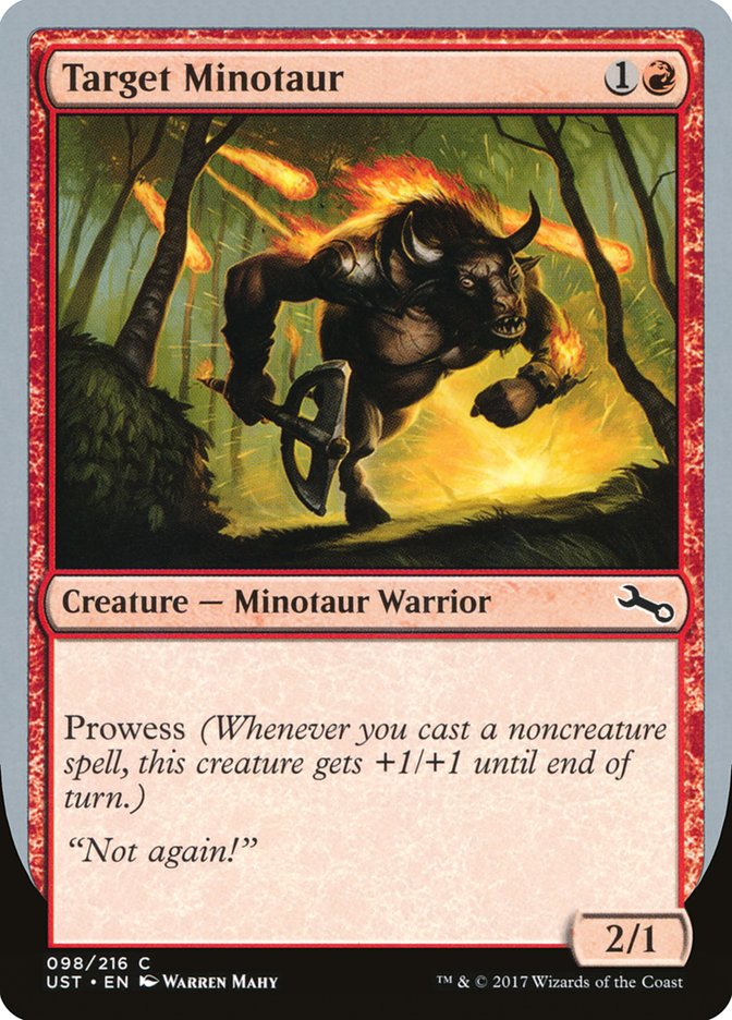 Target Minotaur (Fire Art) [Unstable] 