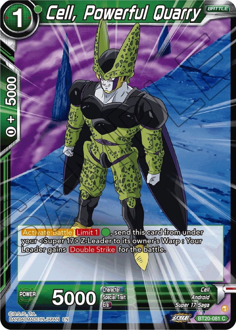 Cell, Powerful Quarry (BT20-081) [Power Absorbed] 