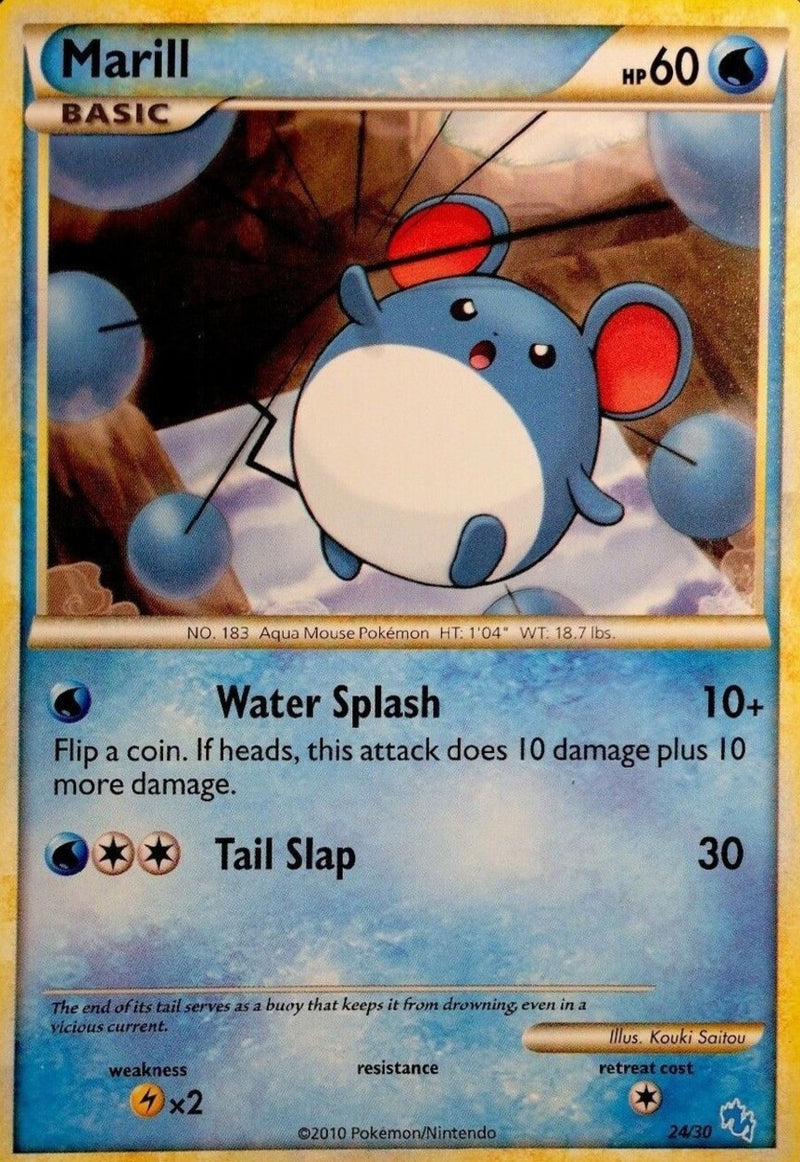 Marill (24/30) [HeartGold &amp; SoulSilver: Trainer Kit - Gyarados] 