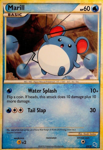 Marill (24/30) [HeartGold &amp; SoulSilver: Trainer Kit - Gyarados] 