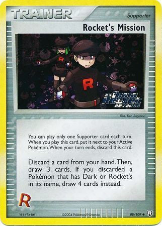 Rocket's Mission (88/109) (Stamped) [EX: Team Rocket Returns] 