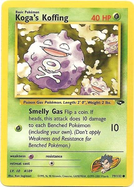 Koga's Koffing (79/132) [Gym Challenge Unlimited] 