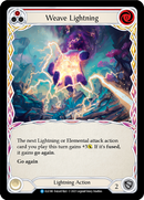 Weave Lightning (Red) [ELE180] (Tales of Aria) 1st Edition Normal 