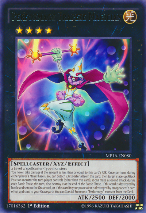 Performage Trapeze Magician [MP16-EN080] Rare 