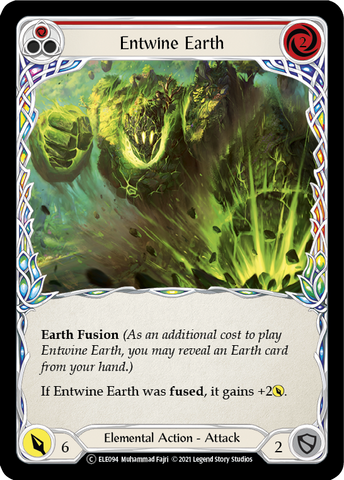 Entwine Earth (Red) [U-ELE094] (Tales of Aria Unlimited) Unlimited Rainbow Foil 