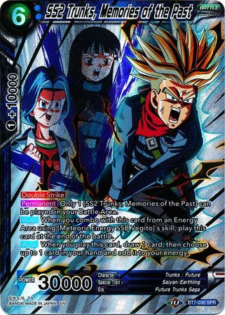 SS2 Trunks, Memories of the Past (SPR) (BT7-030) [Assault of the Saiyans] 