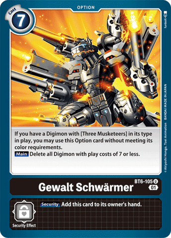 Gewalt Schwarmer [BT6-105] [Double Diamond] 