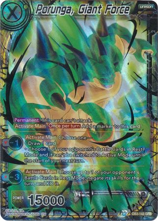 Porunga, Giant Force (DB3-143) [Giant Force] 