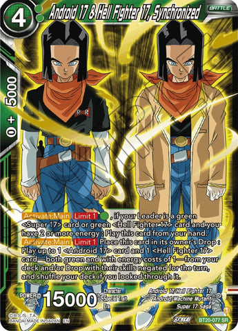 Android 17 &amp; Hell Fighter 17, Synchronized (BT20-077) [Power Absorbed] 
