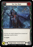 Sic 'Em Shot (Red) [ARC072-C] (Arcane Rising) 1st Edition Normal 