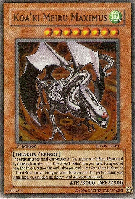 Koa'ki Meiru Maximus [SOVR-EN081] Ultra Rare 