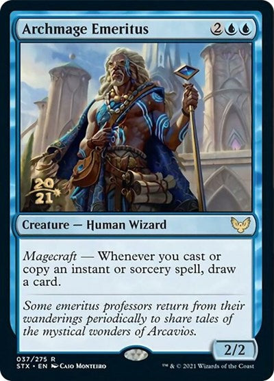 Archmage Emeritus [Strixhaven: School of Mages Prerelease Promos] 