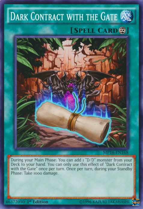 Dark Contract with the Gate [MP16-EN168] Common 