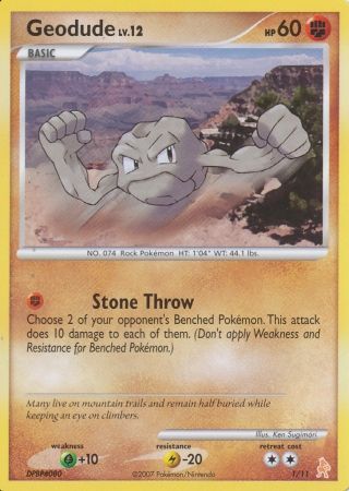 Geodude (1/11) [Diamond &amp; Pearl: Trainer Kit - Lucario] 