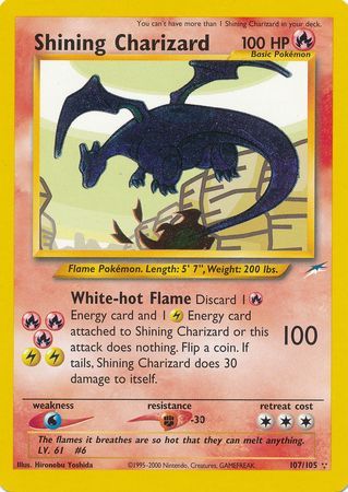 Shining Charizard (107/105) [Neo Destiny Unlimited] 