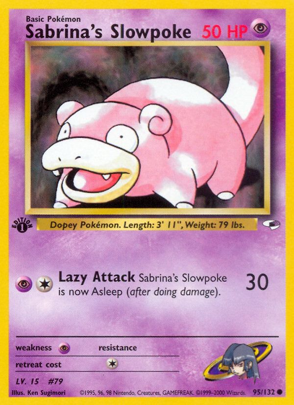 Sabrina's Slowpoke (95/132) [Gym Heroes 1st Edition] 