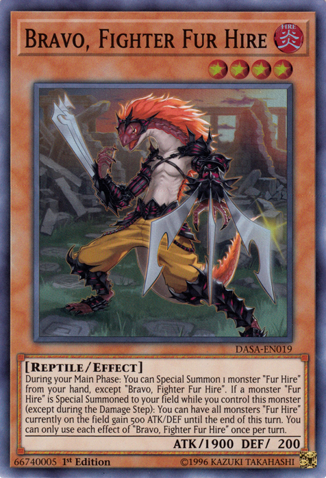 Well done, Fighter Fur Hire [DASA-EN019] Super Rare 