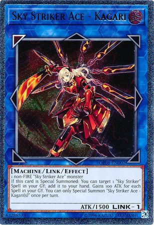 Sky Striker Ace - Kagari [OP08-EN002] Ultimate Rare 