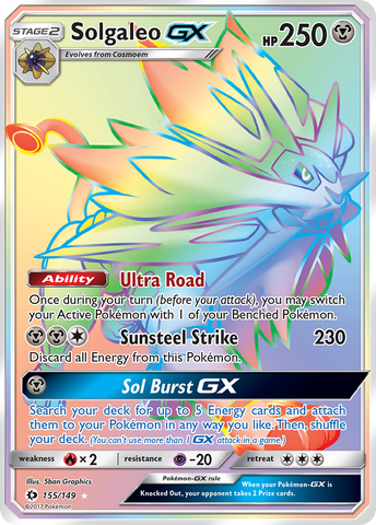 Solgaleo GX (155/149) [Sun &amp; Moon: Base Set] 