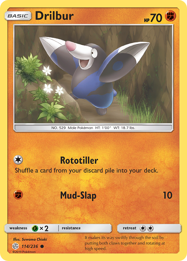 Drilbur (114/236) [Sun &amp; Moon: Cosmic Eclipse] 