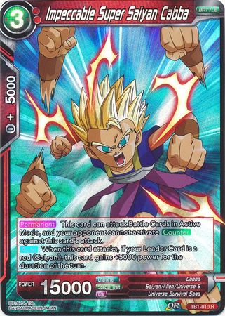 Impeccable Super Saiyan Cabba (TB1-010) [The Tournament of Power] 