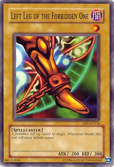 Left Leg of the Forbidden One [DB1-EN136] Common 