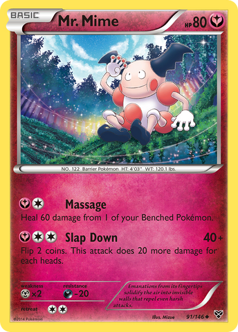 Mr. Mime (91/146) [XY: Base Set] 