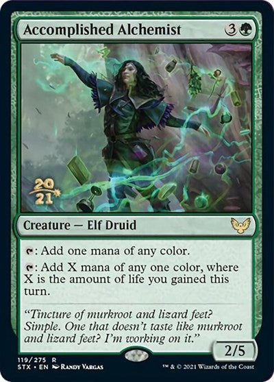 Accomplished Alchemist [Strixhaven: School of Mages Prerelease Promos] 