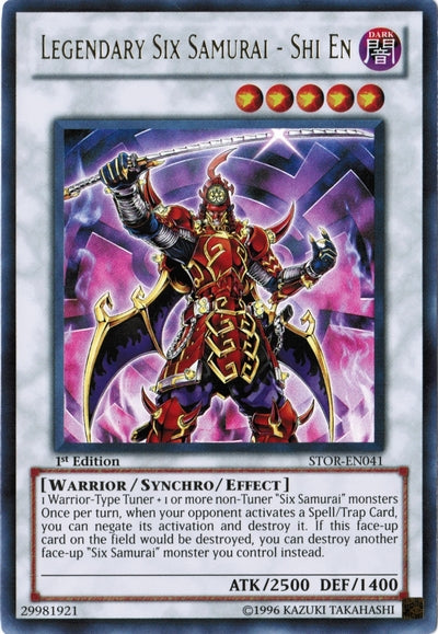 Legendary Six Samurai - Shi En [STOR-EN041] Ultra Rare 
