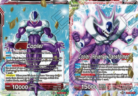 Cooler // Cooler, Revenge Transformed (BT9-002) [Universal Onslaught] 