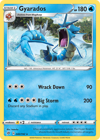 Gyarados (040/192) [Sword &amp; Shield: Rebel Clash] 