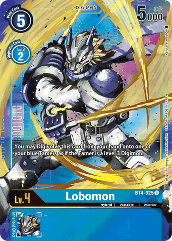Lobomon [BT4-025] (Alternate Art) [Great Legend] 