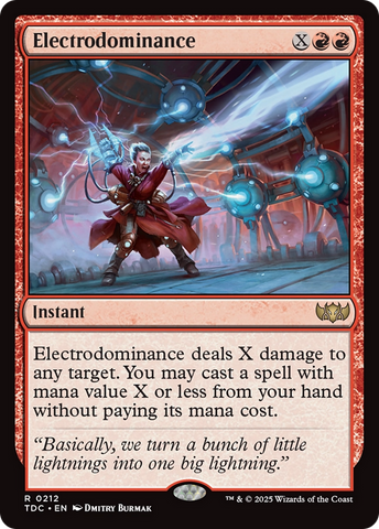 Electrodominance [Tarkir: Dragonstorm Commander] 