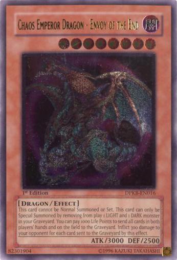 Chaos Emperor Dragon - Envoy of the End [DPKB-EN016] Ultimate Rare 
