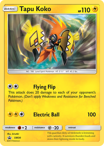 Tapu Koko (SM30) [Sun &amp; Moon: Black Star Promos] 