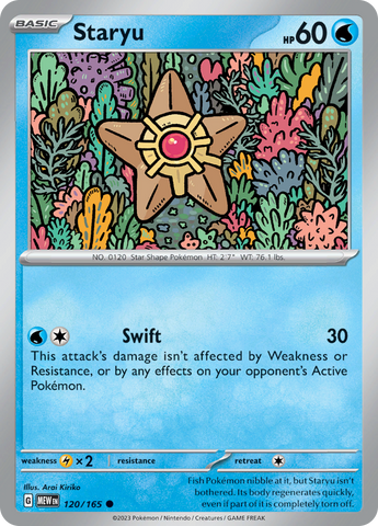 Staryu (120/165) [Scarlet &amp; Violet: 151] 