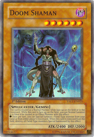 Doom Shaman [TAEV-EN025] Super Rare 