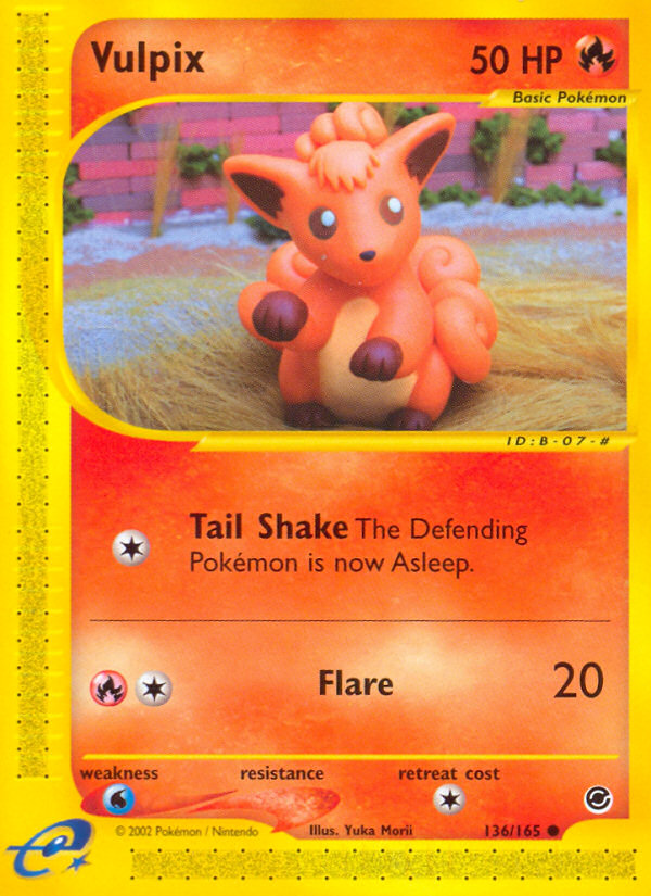 Vulpix (136/165) [Expedition: Base Set] 
