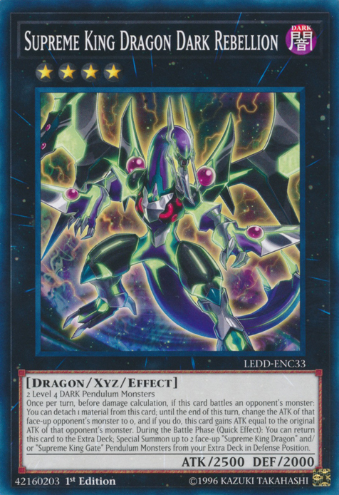 Supreme King Dragon Dark Rebellion [LEDD-ENC33] Common 