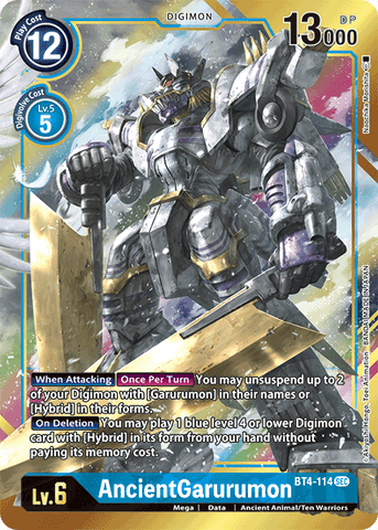 AncientGarurumon [BT4-114] (Alternate Art) [Great Legend] 