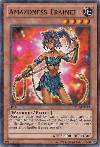 Amazoness Trainee [BP01-EN213] Starfoil Rare 