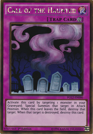 Call of the Haunted [PGL2-EN090] Gold Rare 
