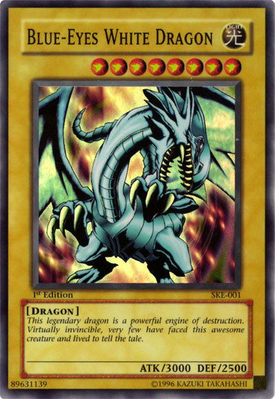 Blue-Eyes White Dragon [SKE-001] Super Rare 
