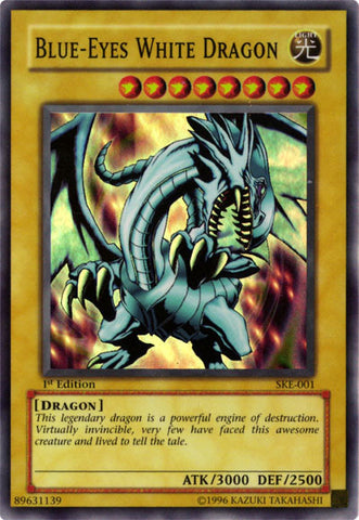 Blue-Eyes White Dragon [SKE-001] Super Rare 
