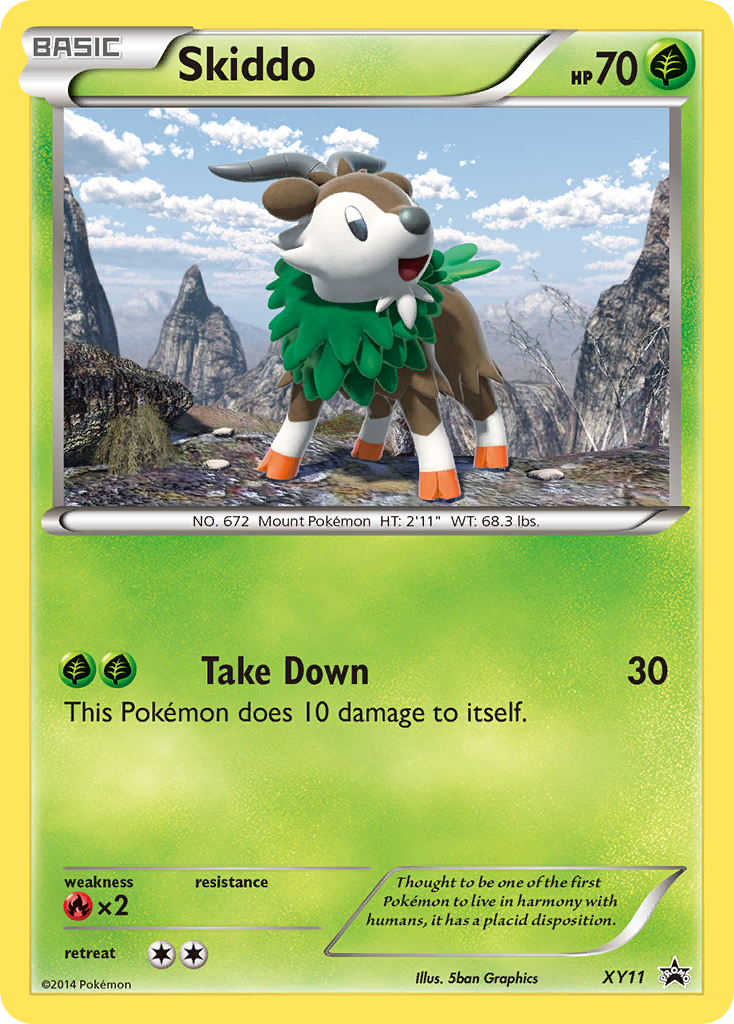 Skiddo (XY11) [XY: Black Star Promos] 