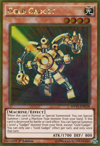Gold Gadget [MVP1-ENG18] Gold Rare 